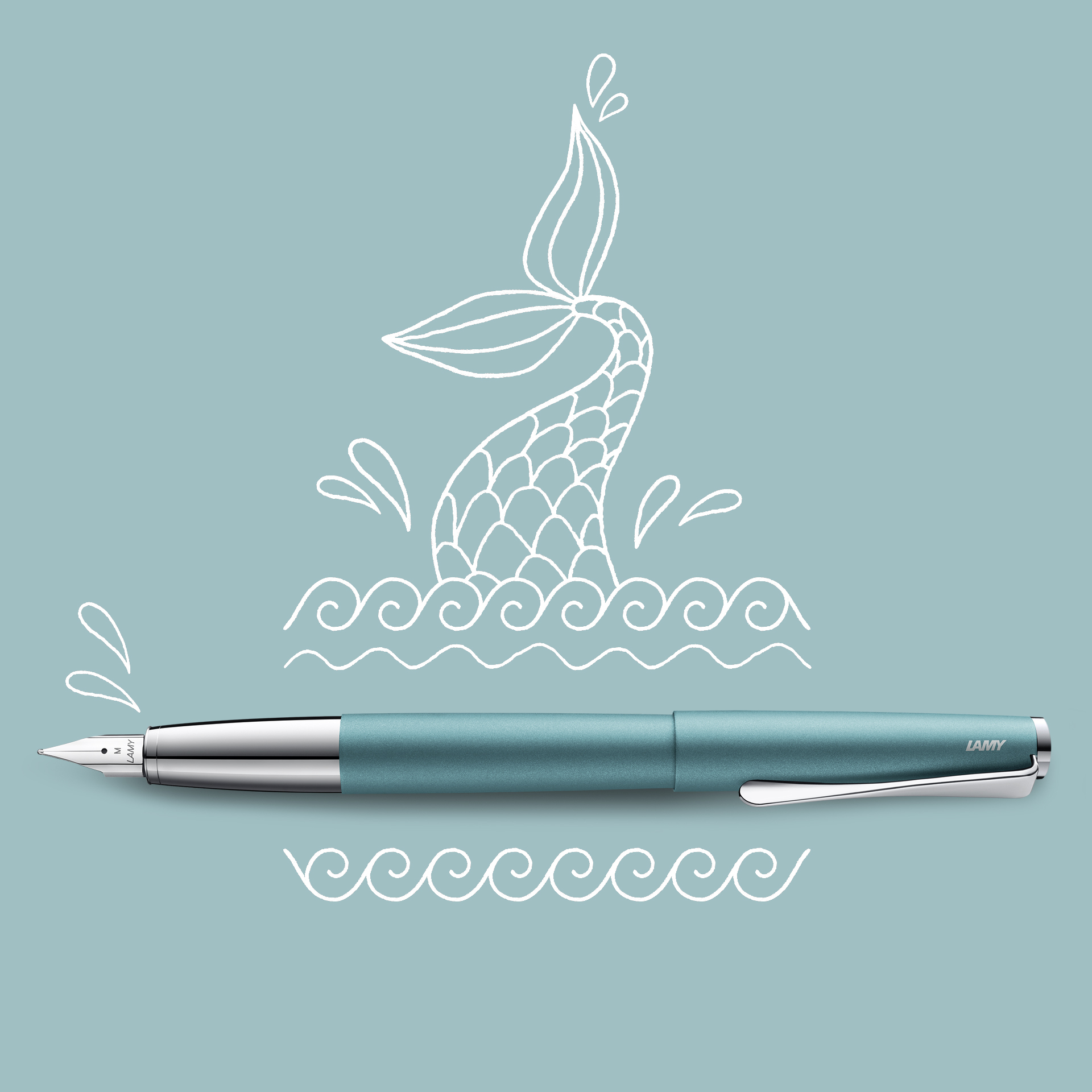 STUDIO 系列 66 寶石藍 鋼筆｜Lamy 德國