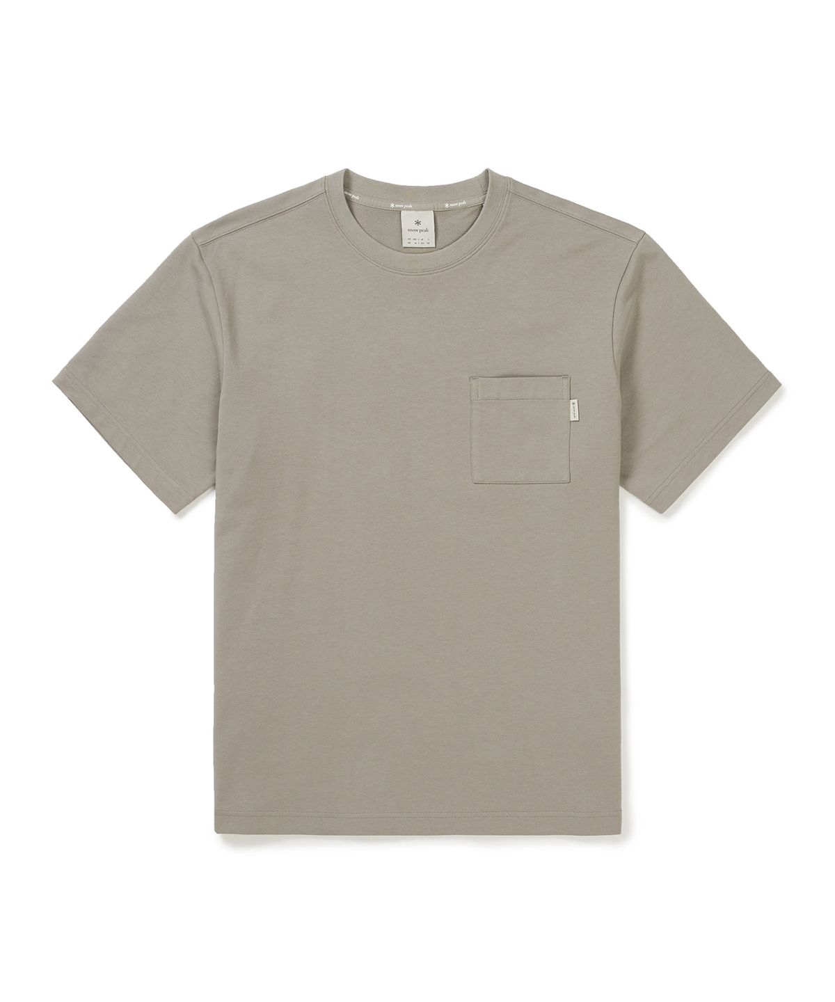 【代購】Snow Peak 雪諾必克 Basic Pocket 基本款 口袋 短袖 短T S25MMFTS19