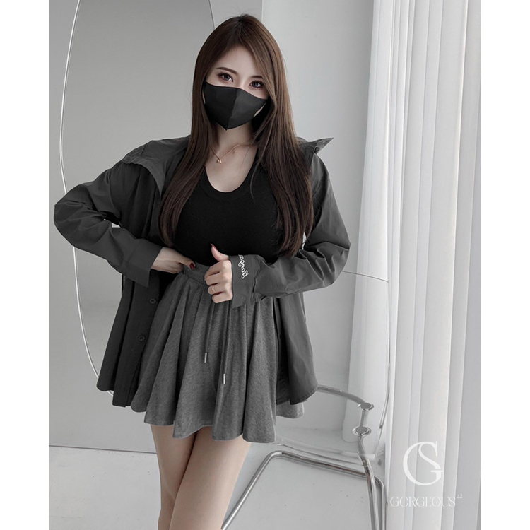 G9545 現貨「搶先！防曬彈力冰感襯衫外套」