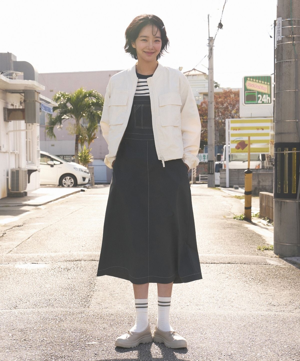 【代購】Snow Peak 雪諾必克 女 Work OnePiece 吊帶 工裝 工作群 長裙 S25SWFOP11