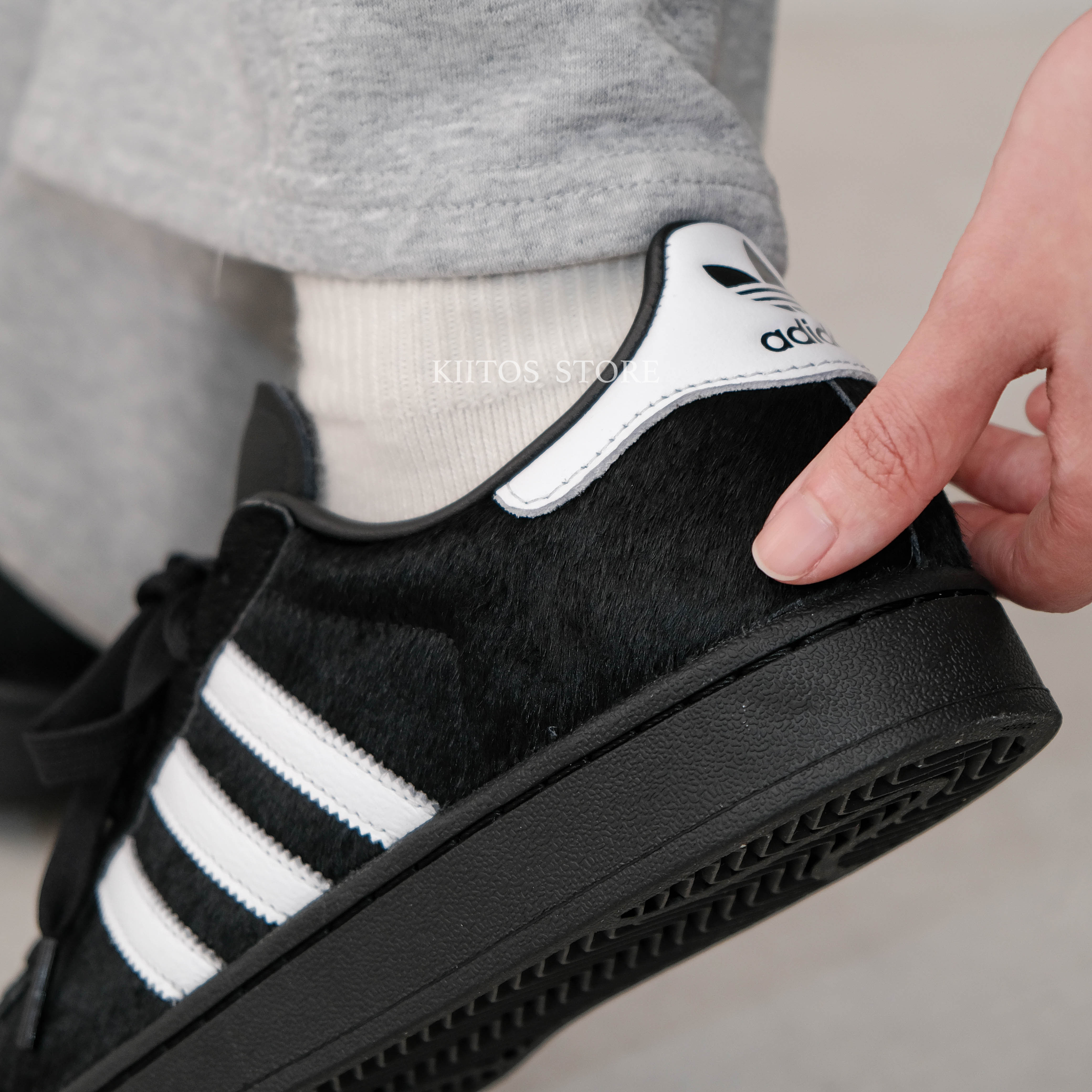 Adidas Superstar II "Black Ponyhair" 黑馬 貝殼鞋 JH9475