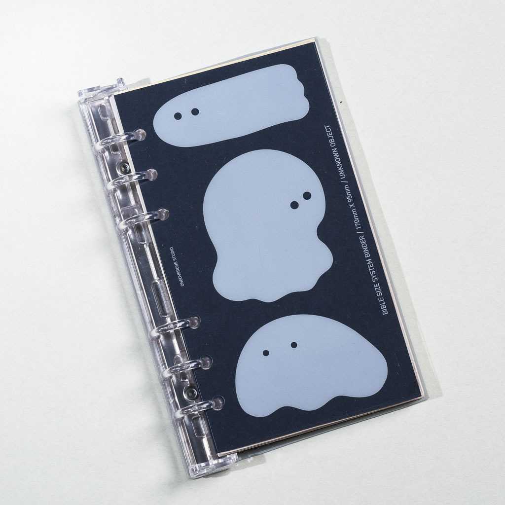 BIBLE尺寸 6孔 不明物體 透明封面卡｜一分之一工作室 臺灣