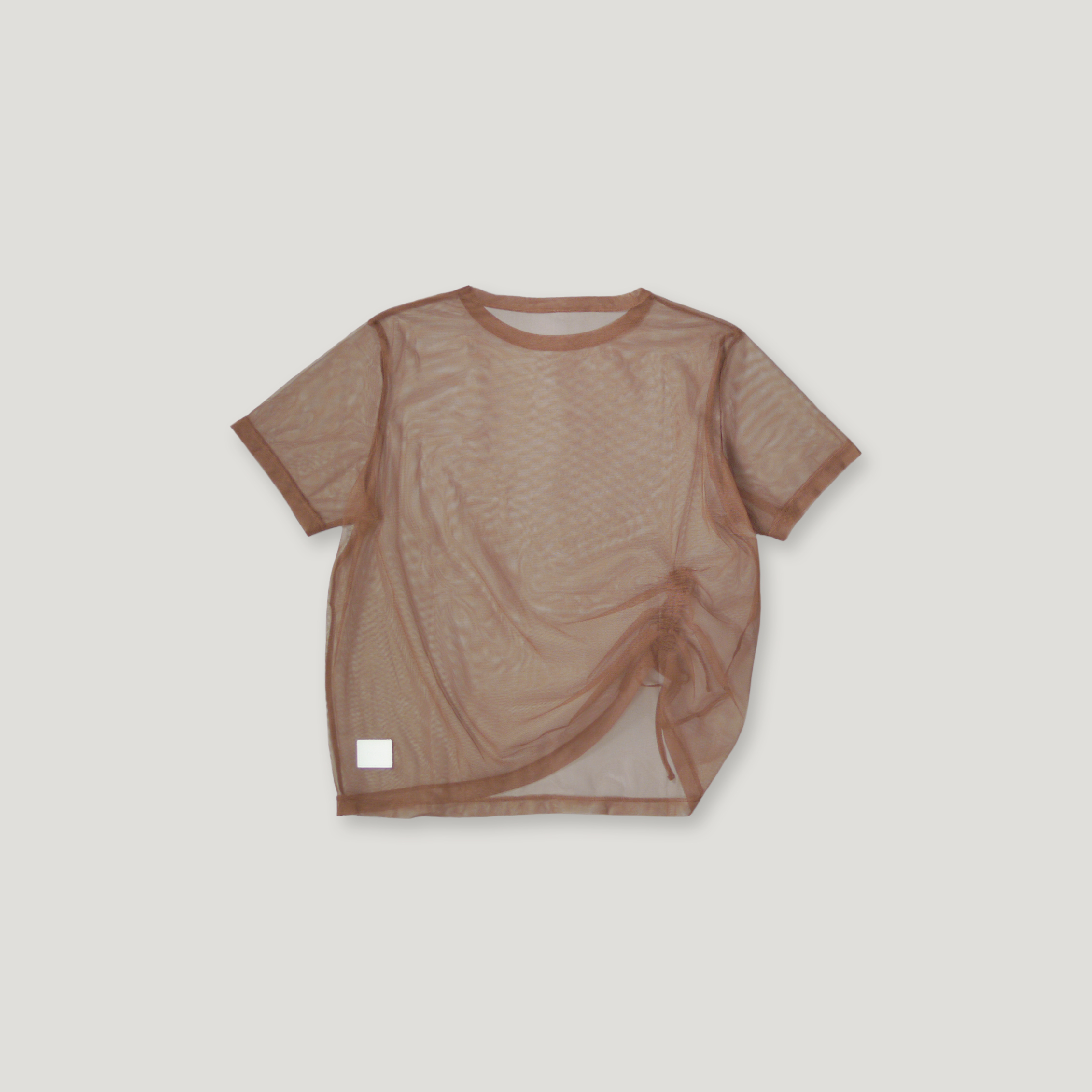 J.P.L. 彈性透紗背心 ✕ 抽褶透紗上衣 ‹ 4 Way › ╭ 2色 ╮