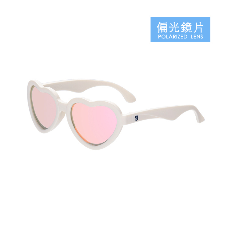 Babiators造型款甜心系列 - 泡芙甜心 (偏光鏡片) 白框
