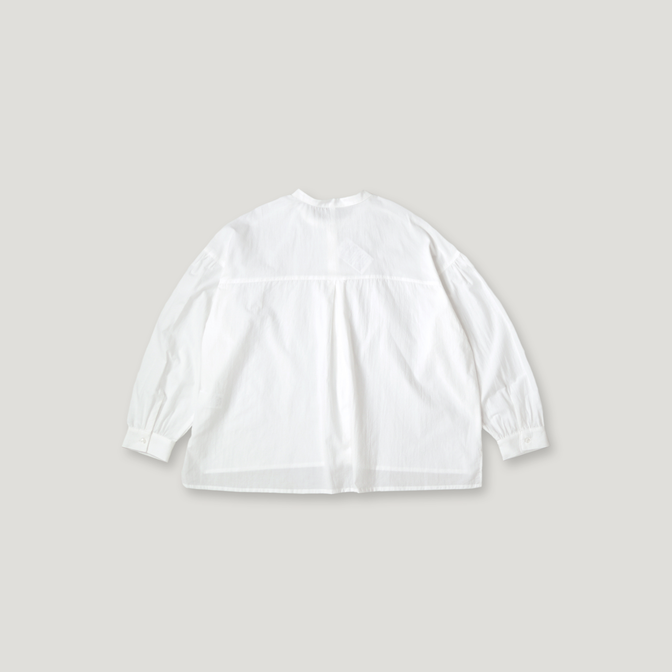 J.P.L. 立領澎袖水洗棉箱型襯衫╭ 2色 ╮