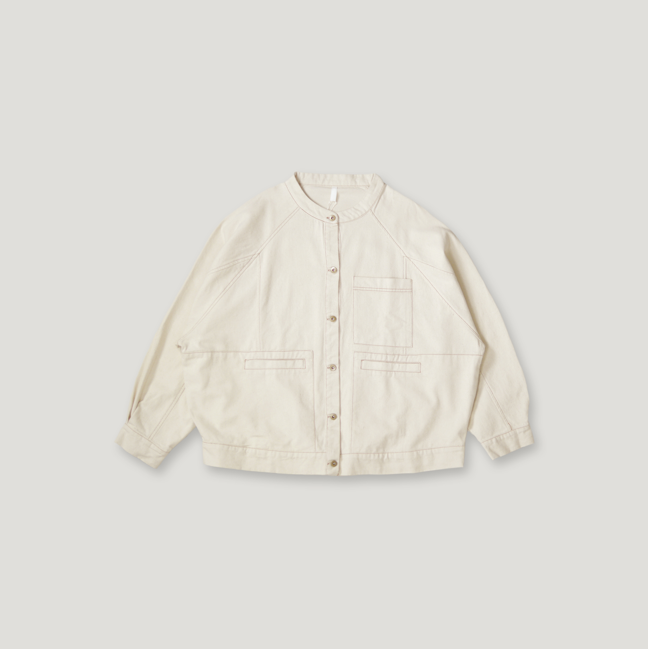 J.P.L. 立領葛城布工作夾克 ╭ 4色 ╮