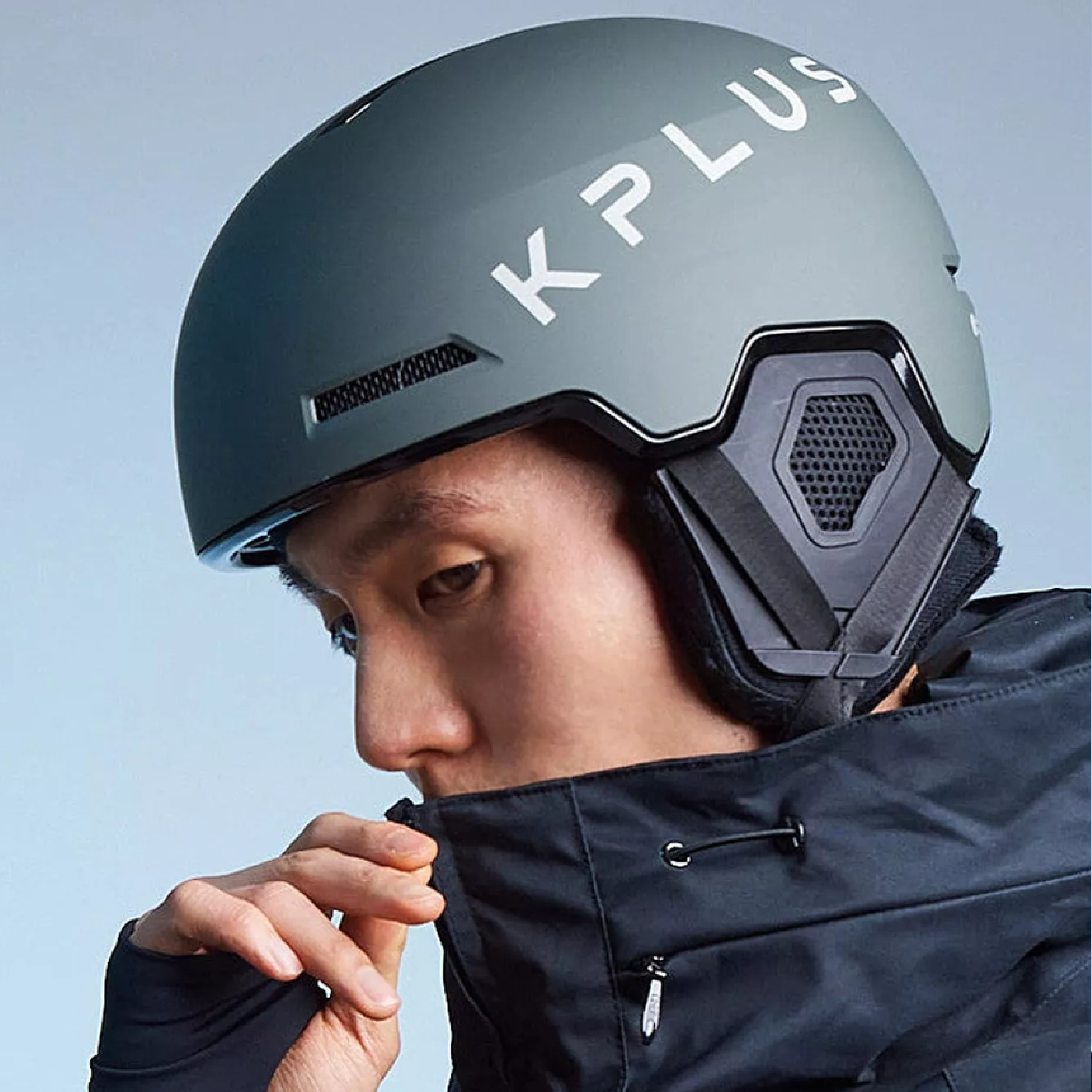 【KPLUS】FROST 滑雪安全帽 / 煙灰綠