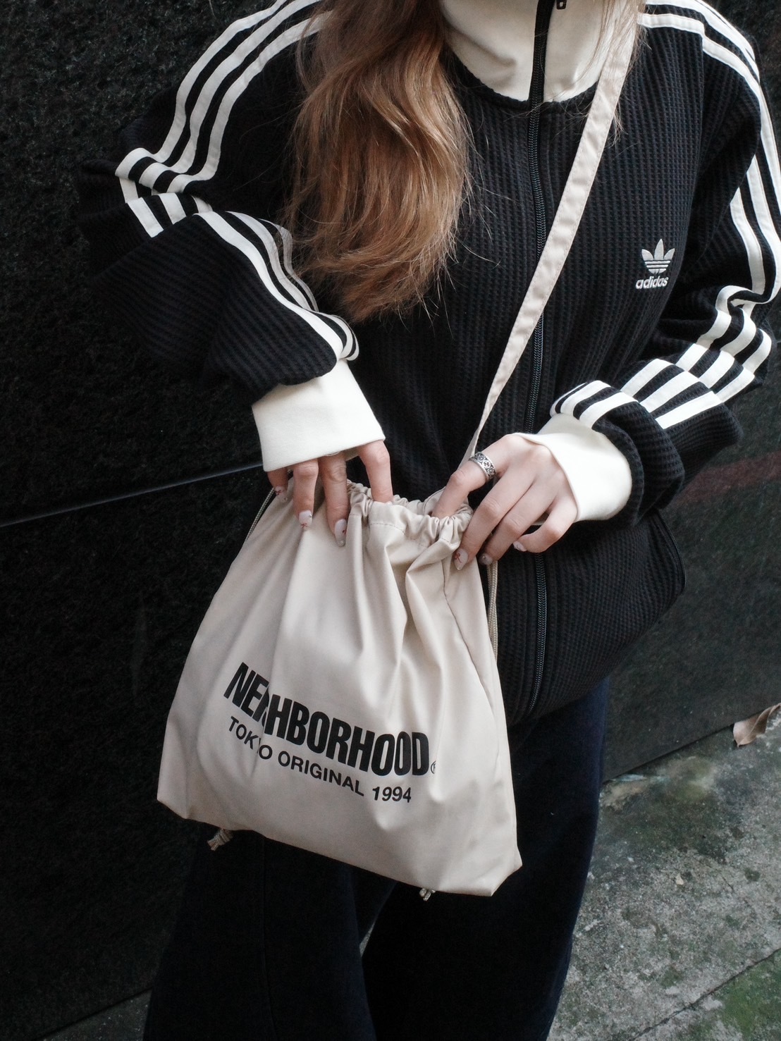 <快速出貨>Neighborhood 口袋肩背包 方包 黑色/灰色/卡其/橘紅