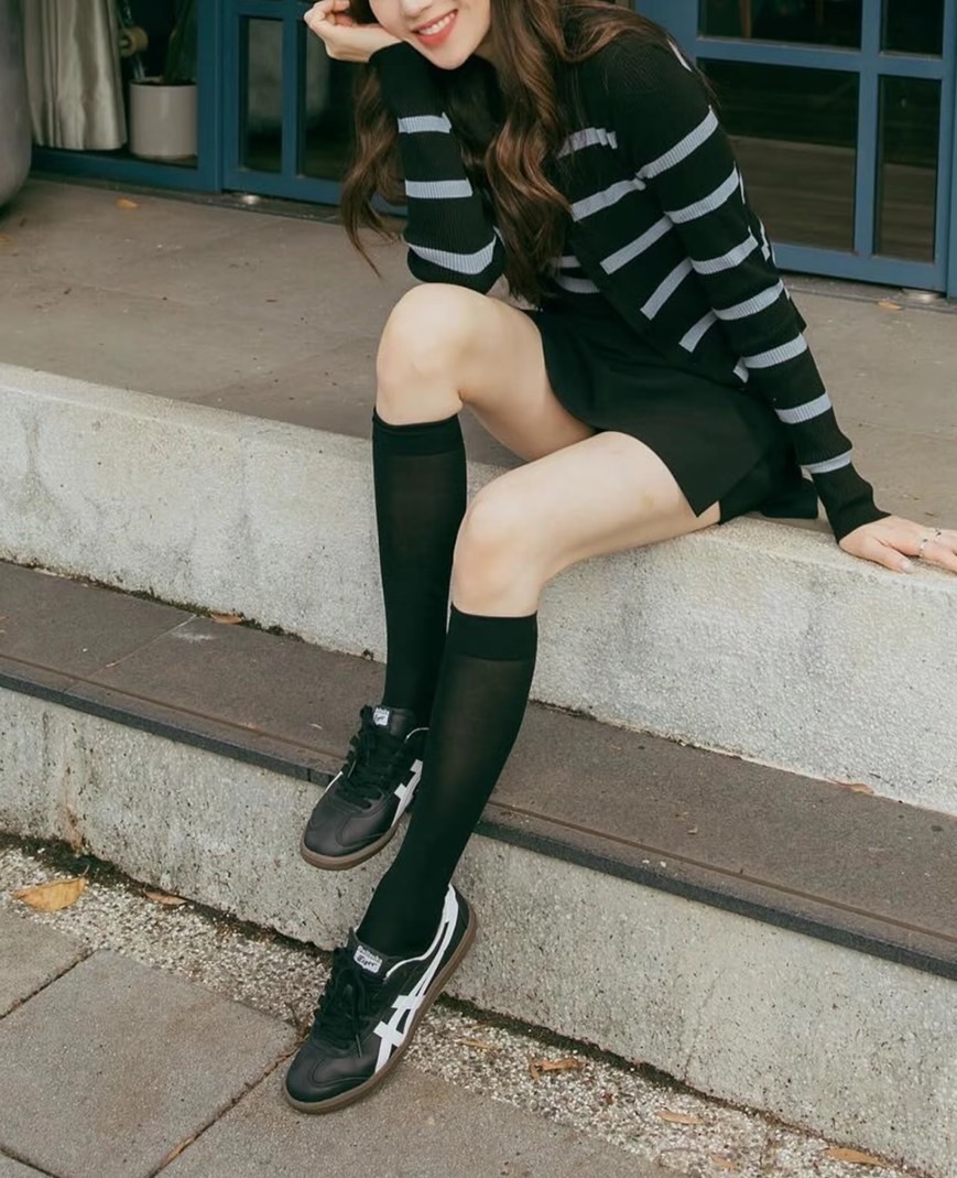 Onitsuka Tiger Tokuten 鬼塚虎 德訓鞋 黑白 黑 皮革 焦糖底 1183C429-001