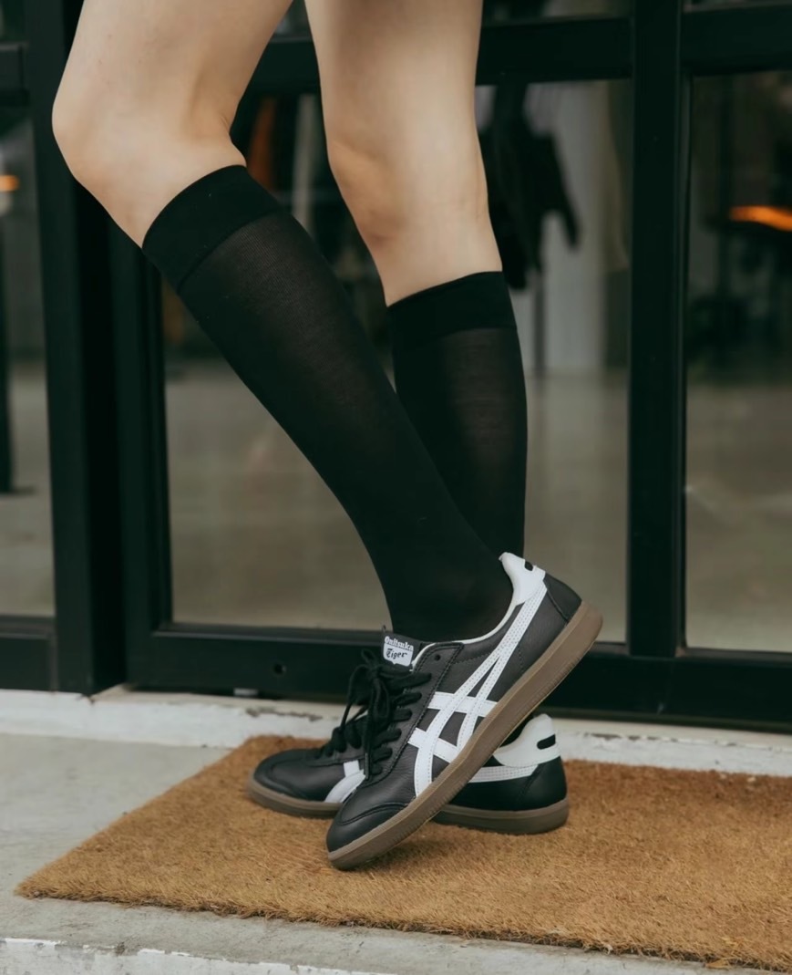 Onitsuka Tiger Tokuten 鬼塚虎 德訓鞋 黑白 黑 皮革 焦糖底 1183C429-001