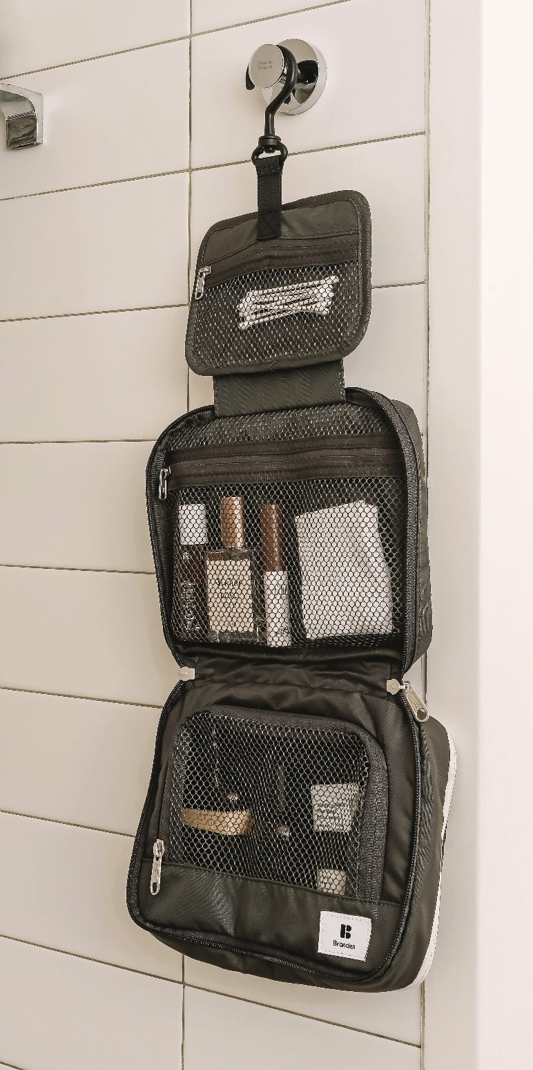 [Branden🇰🇷] 旅行✔️可懸掛✔️可擴展Wash bag｜Expandable Hanging Wash Bag