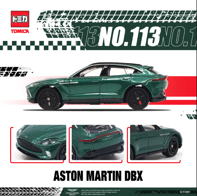Takara Tomy Tomica BX113 Aston Martin DBX (Asia Version)