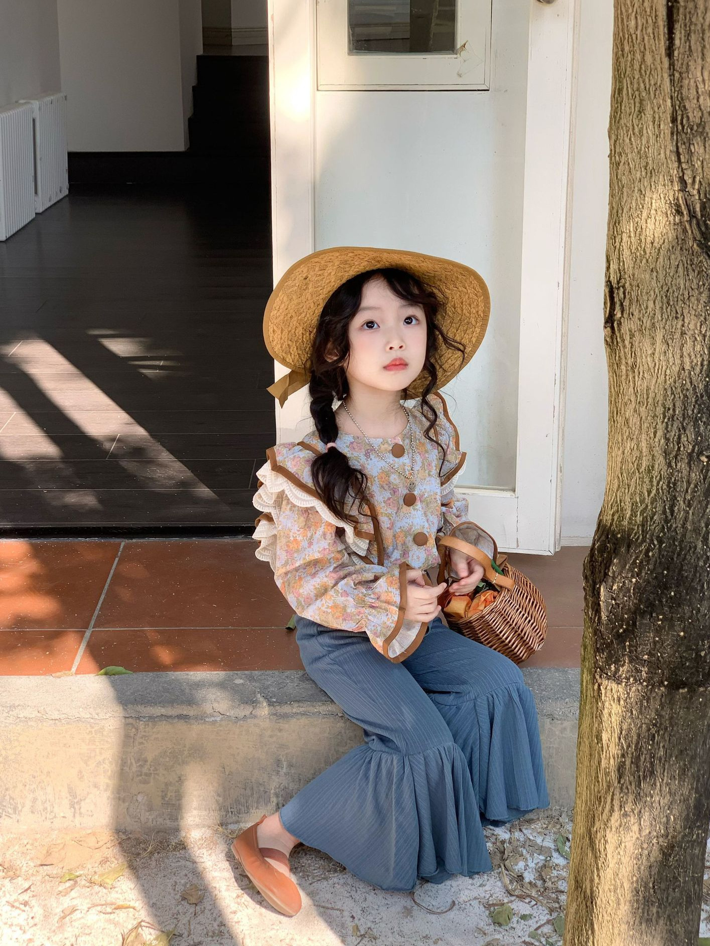 復古軟質大喇叭褲