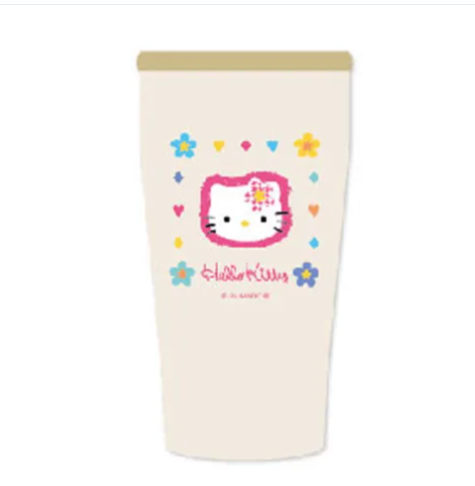 日本HELLO KITTY不銹鋼木蓋保溫杯350ML (非日本製)