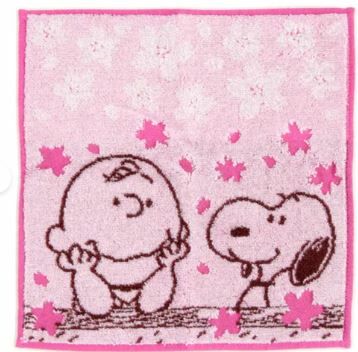 日本SNOOPY方巾25x25 (非日本製)