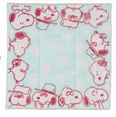 日本SNOOPY方巾34x34 (非日本製)