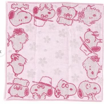 日本SNOOPY方巾34x34 (非日本製)