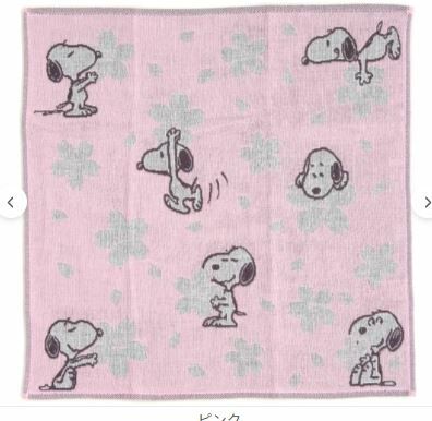 日本SNOOPY方巾34x34 (非日本製)