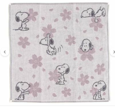 日本SNOOPY方巾34x34 (非日本製)