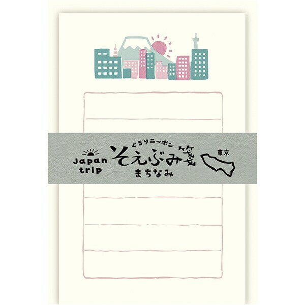 富士山 東京限定 和紙便箋信封組｜日本古川紙工