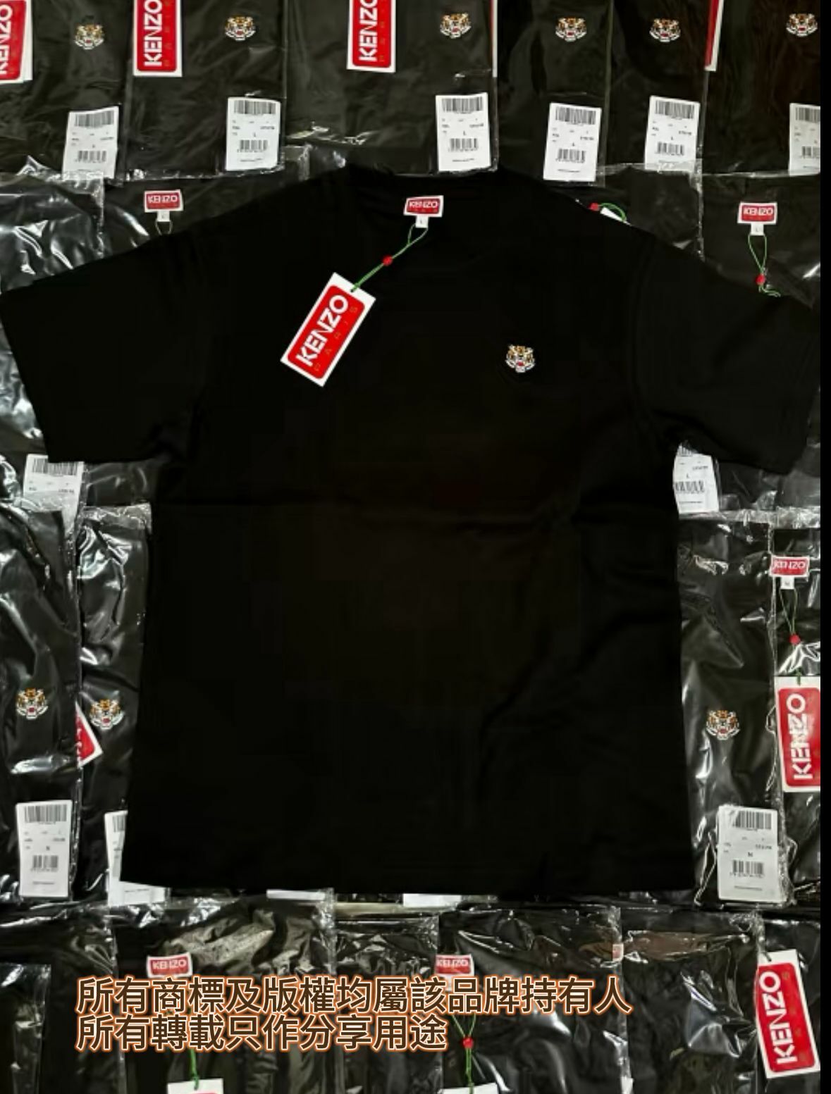 【預購】Kenzo Embroidered Logo G021705 男女同款短袖TEE