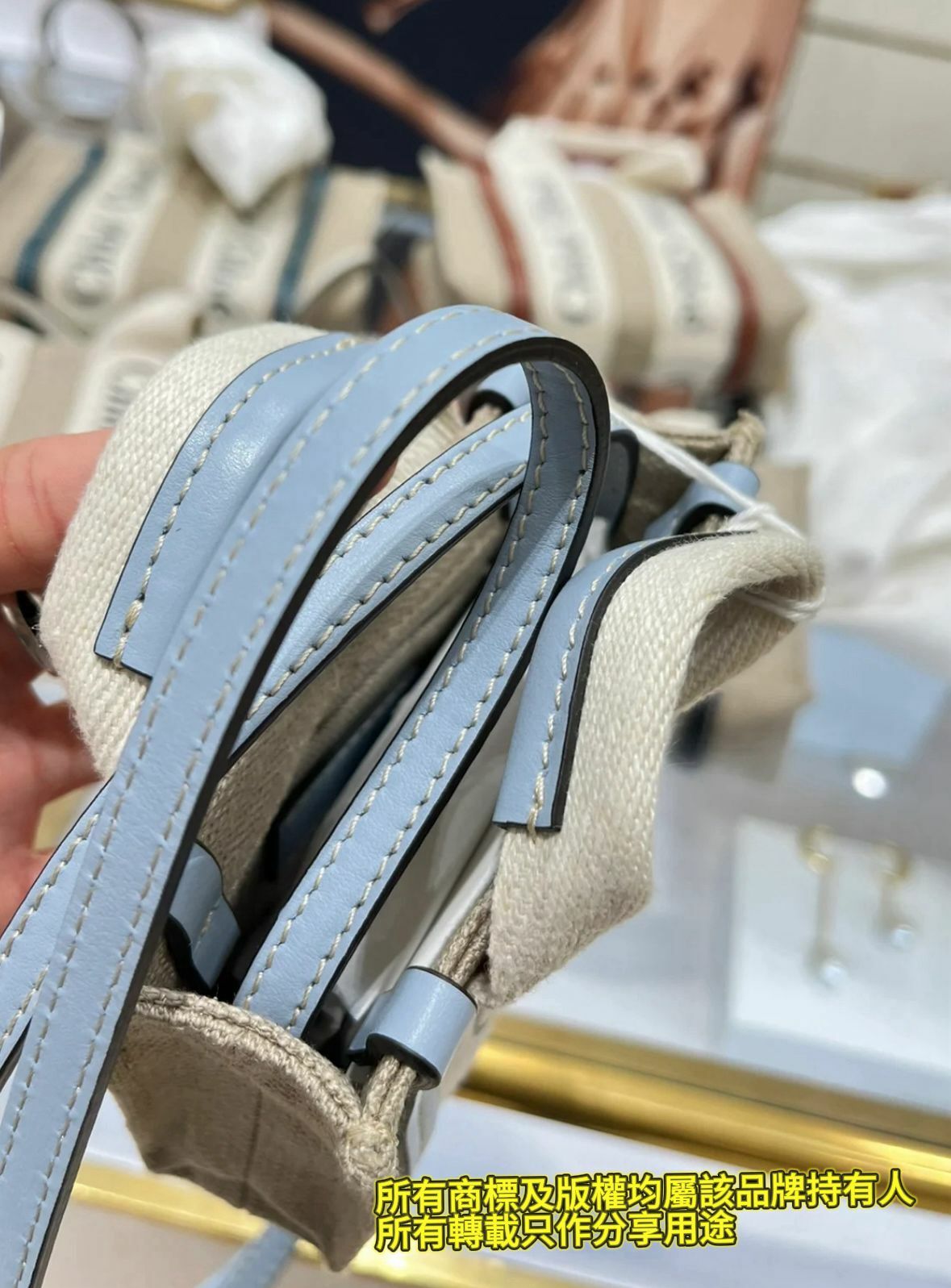 【預購】Chloe Nano Woody Linen G021706 Tote 包包