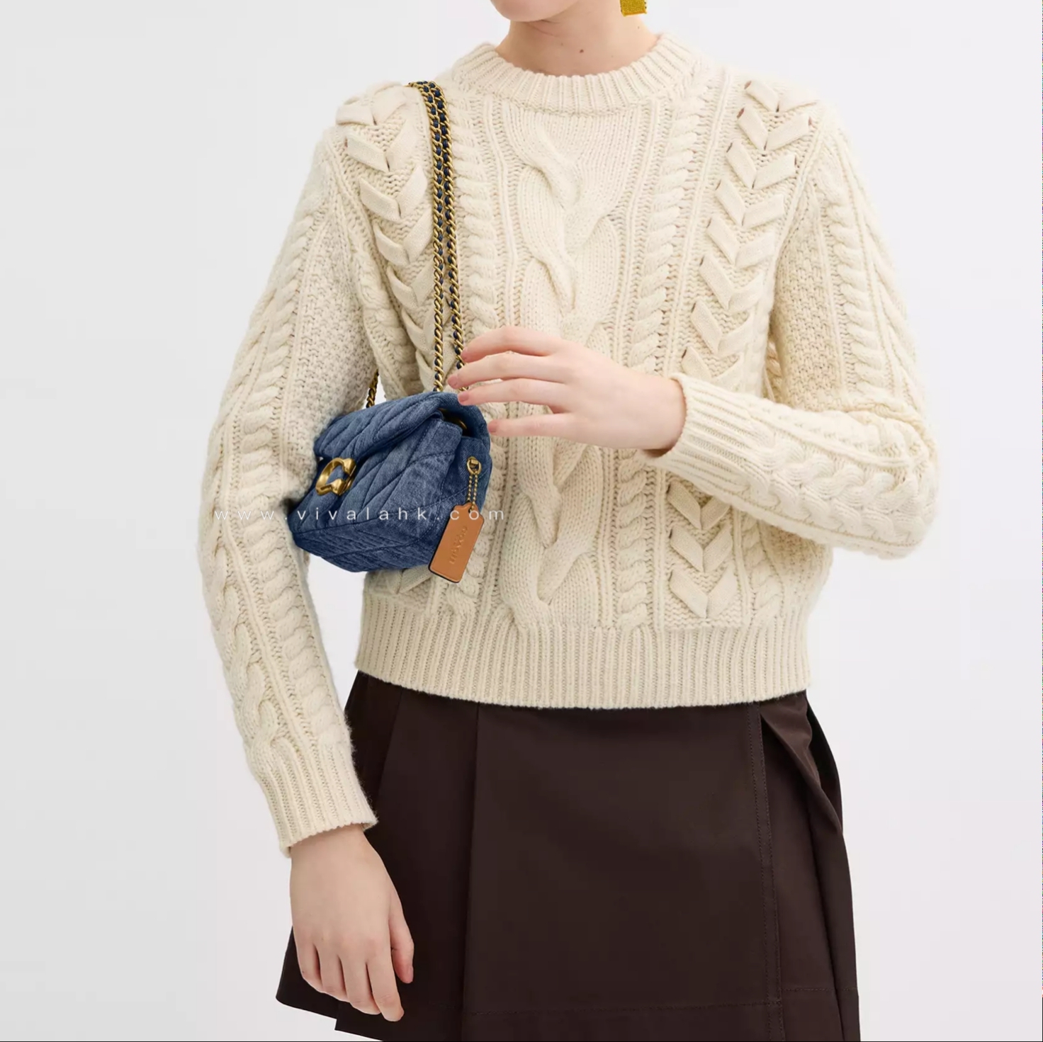 Coach - Tabby 20 (繡線牛仔布) (CR701)