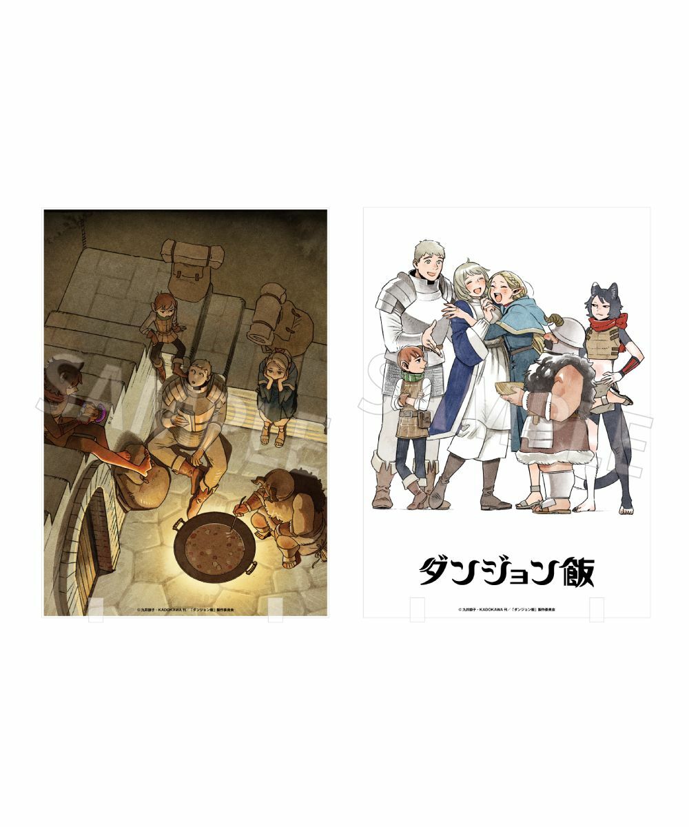 預購-《迷宮飯》　壓克力板　第一季下期ED（illustrated by Ryoko Kui）系列 【日本進口精品】