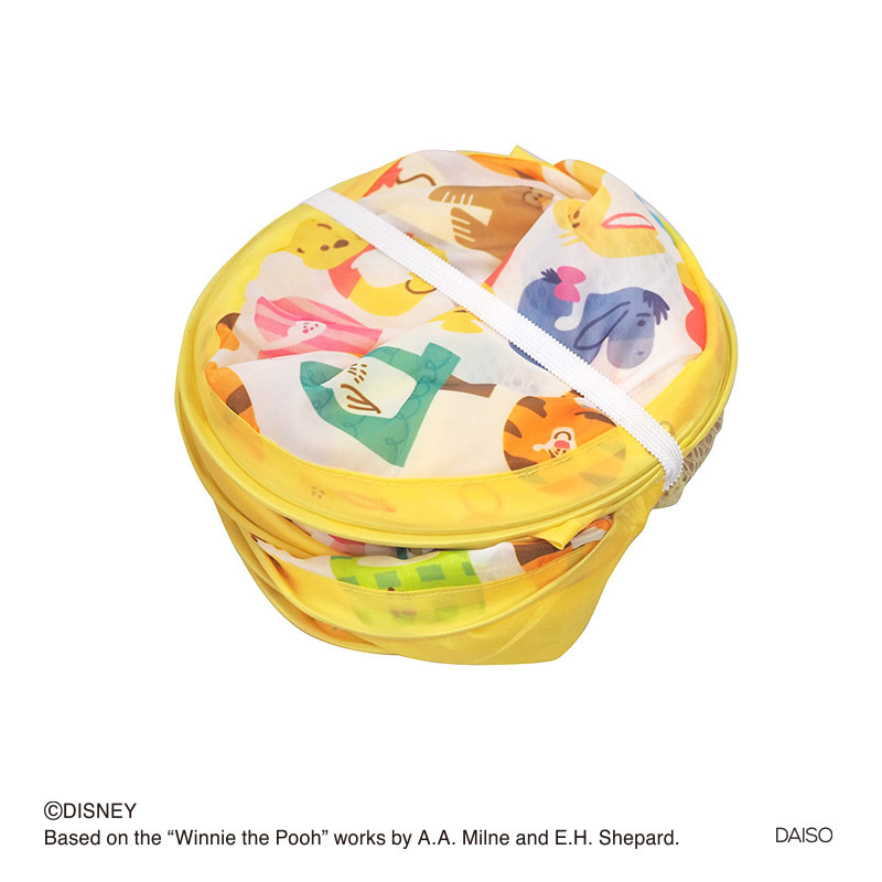 髒衣收納籃/小熊維尼 45x45x45cm