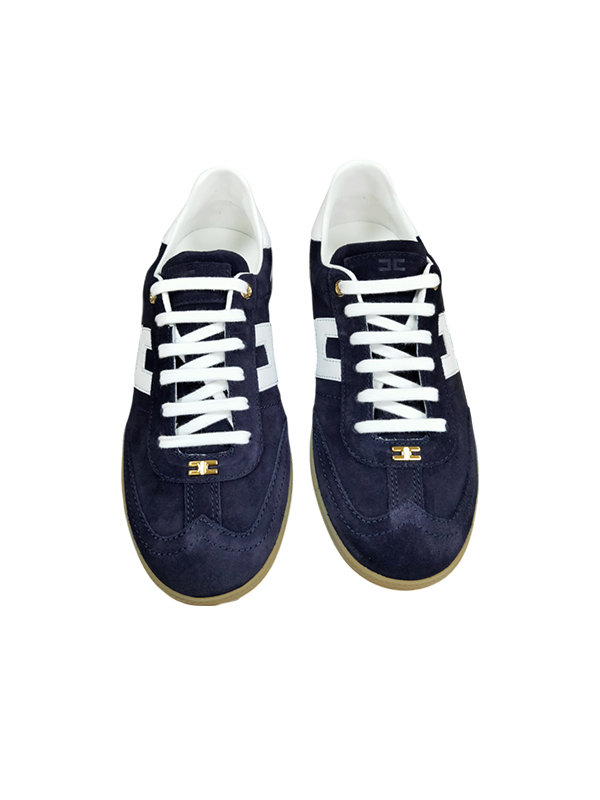 ‍‍Elisabetta Franchi 麂皮休閒鞋(深藍)