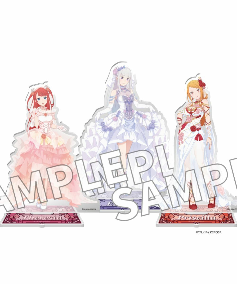 預購-「Re:從零開始的異世界生活」壓克力人形立牌 婚禮 ver.系列 【日本進口精品】