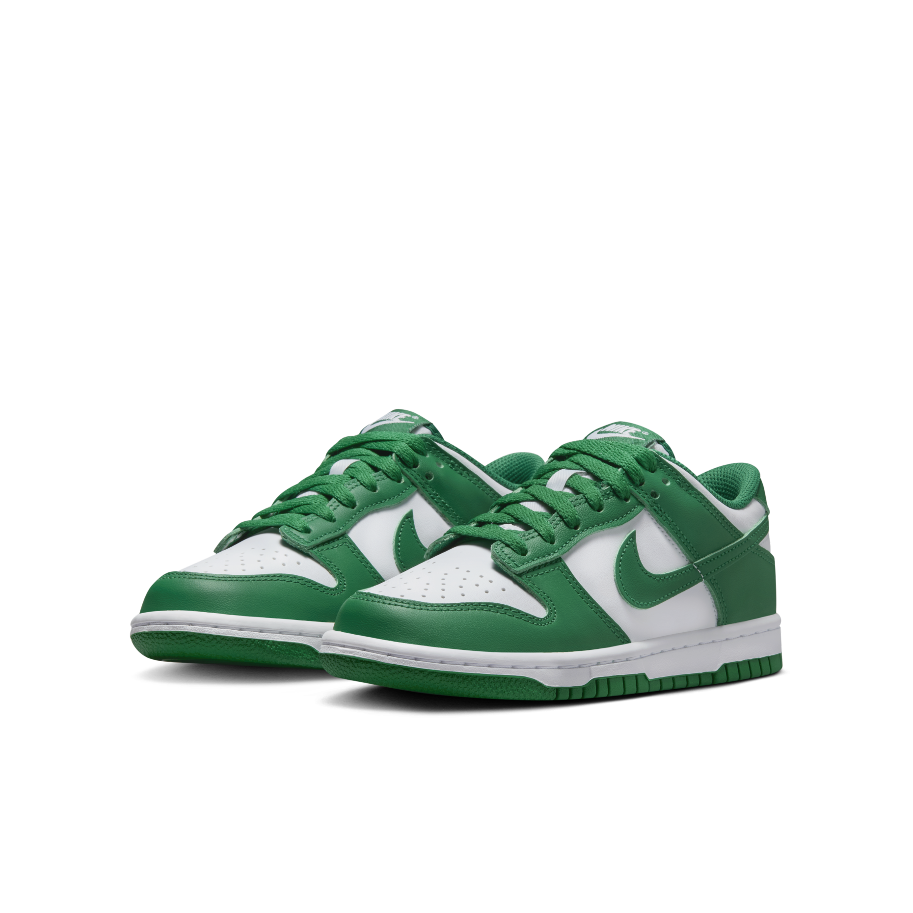 大童鞋 女生尺寸 NIKE DUNK LOW GS 'White Malachite' 綠白 經典 休閒鞋【FB9109-114】