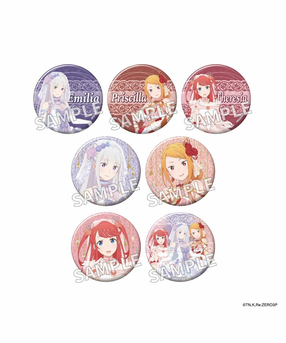 預購-「Re:從零開始的異世界生活」集換式閃亮亮徽章 婚禮 ver. BOX販售【日本進口精品】