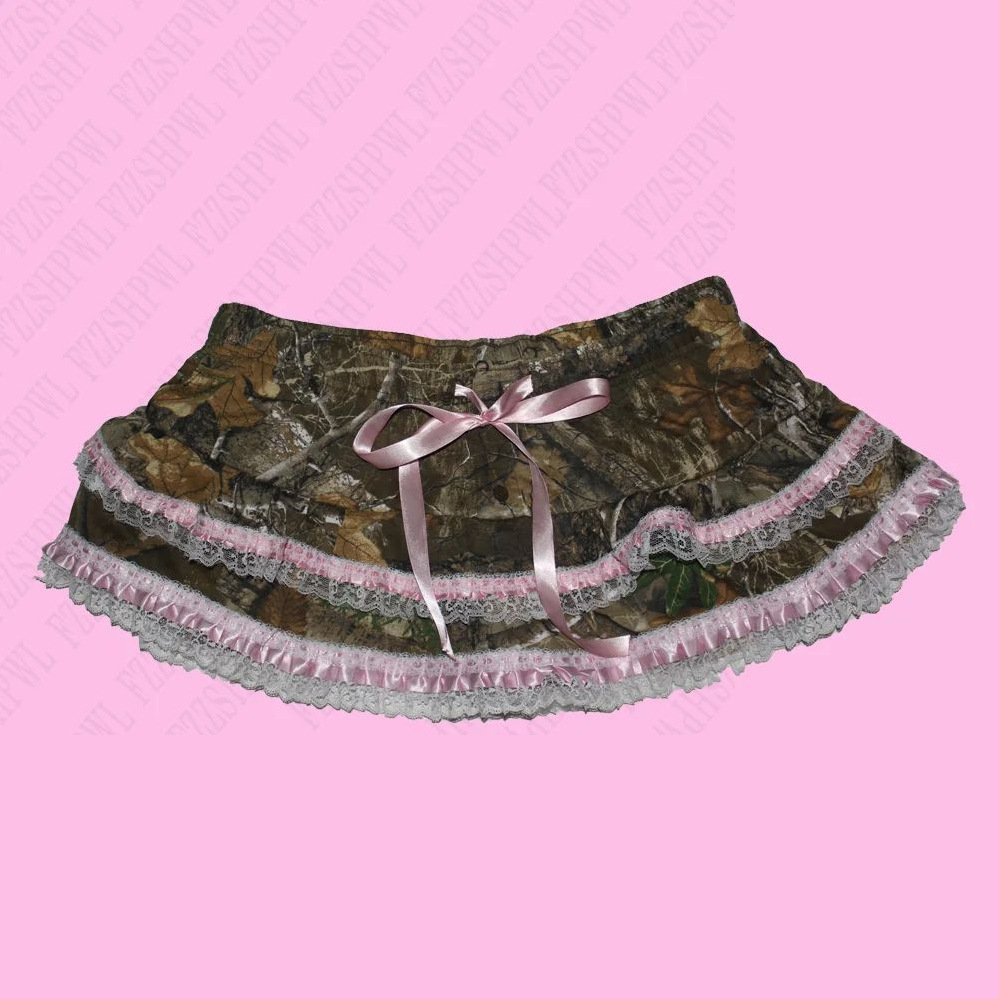 蕾絲蝴蝶結短裙