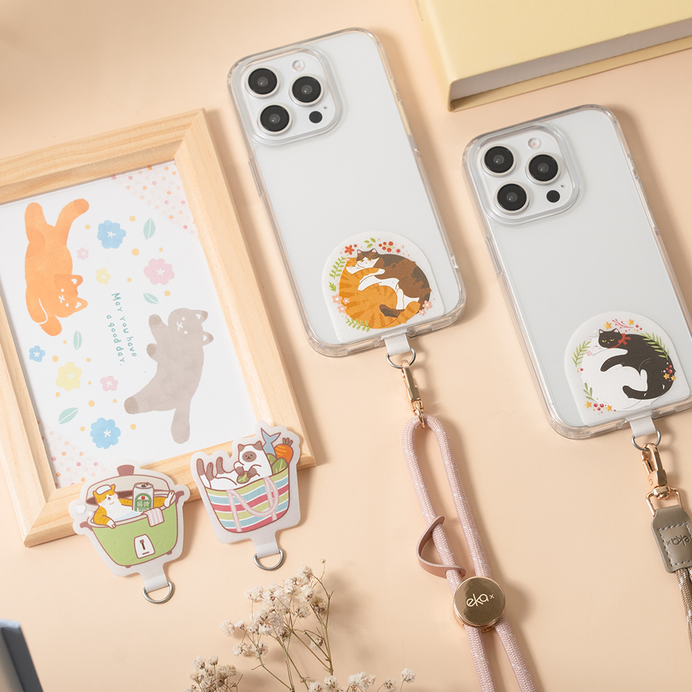 玩趣造型手機掛繩夾片