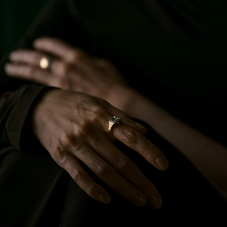 Le Marais | Signet Ring小方鑽