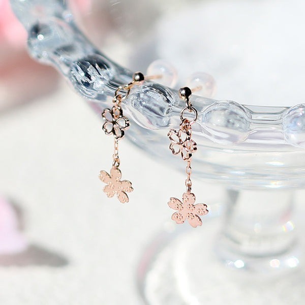 【me.luxe】K10櫻花之戀耳環