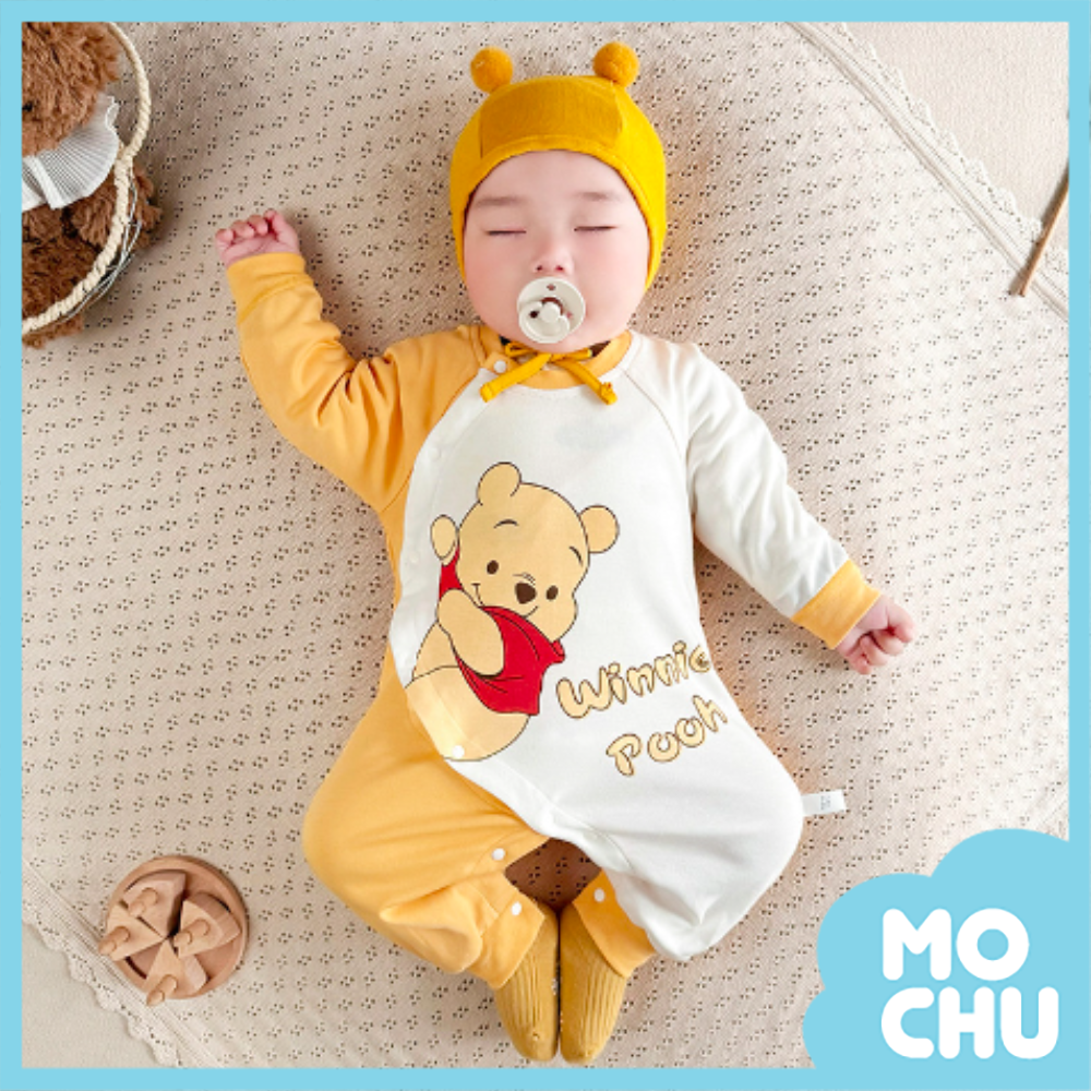 跳舞維尼小熊斜開連身衣