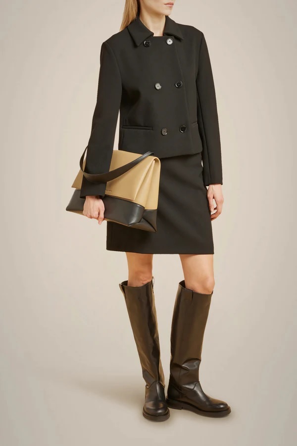 LIVIANA CONTI 雙色肩背包