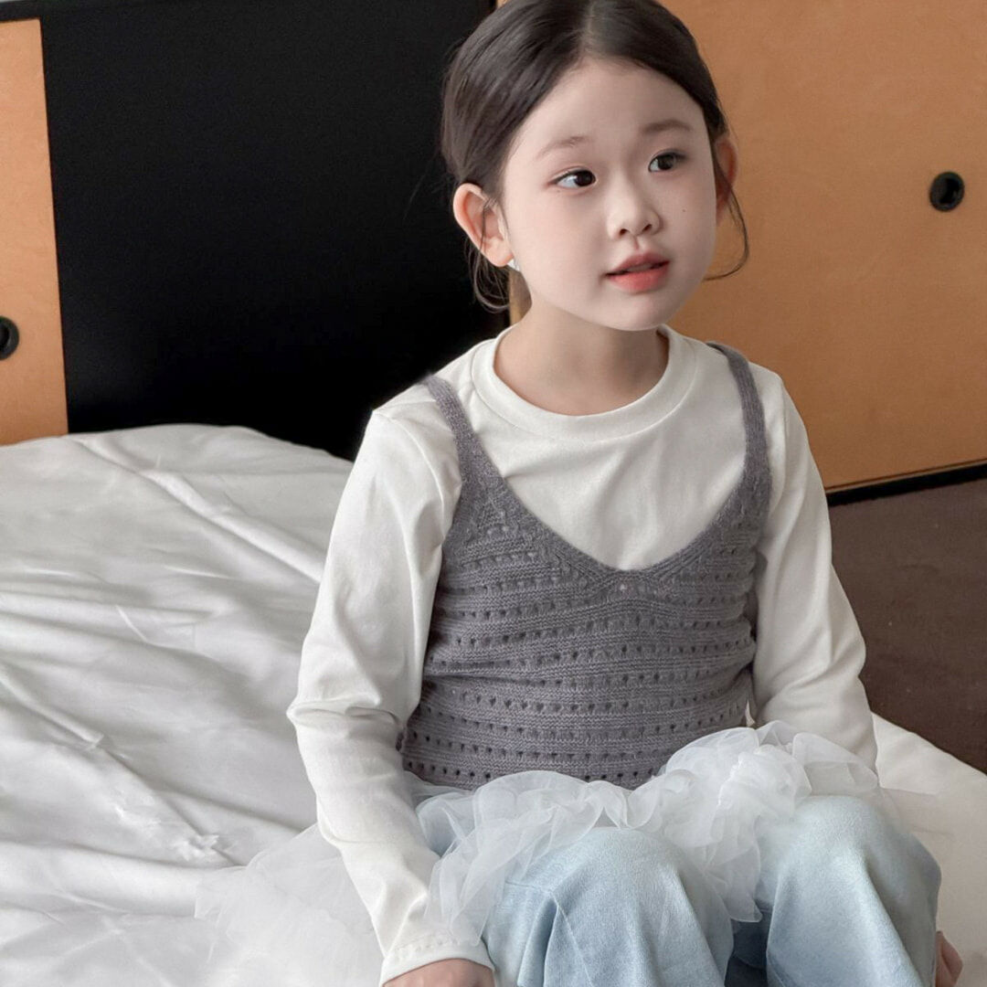 25 春款拼接澎裙T