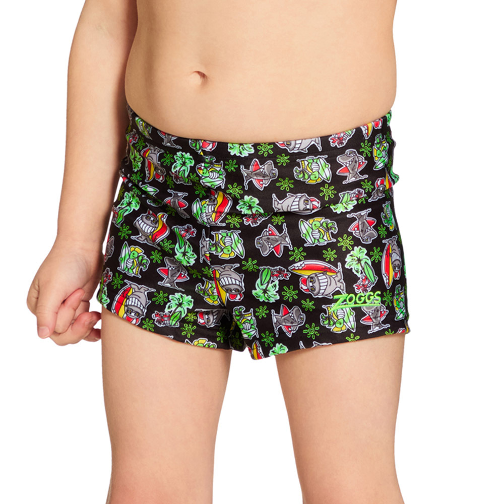 ZOGGS 幼童《鰭齒小怪》四角泳褲