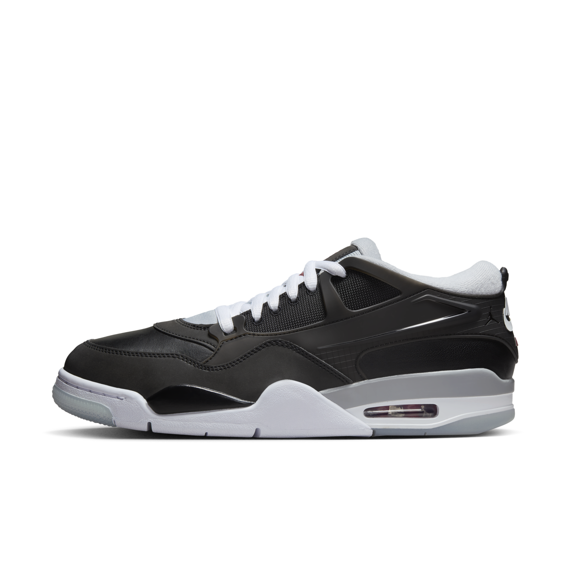 男鞋 NIKE AIR JORDAN 4 RM PRM 'Metallic Black' 黑白灰 麂皮 拼接 復古 籃球鞋【HV5184-010】AJ4