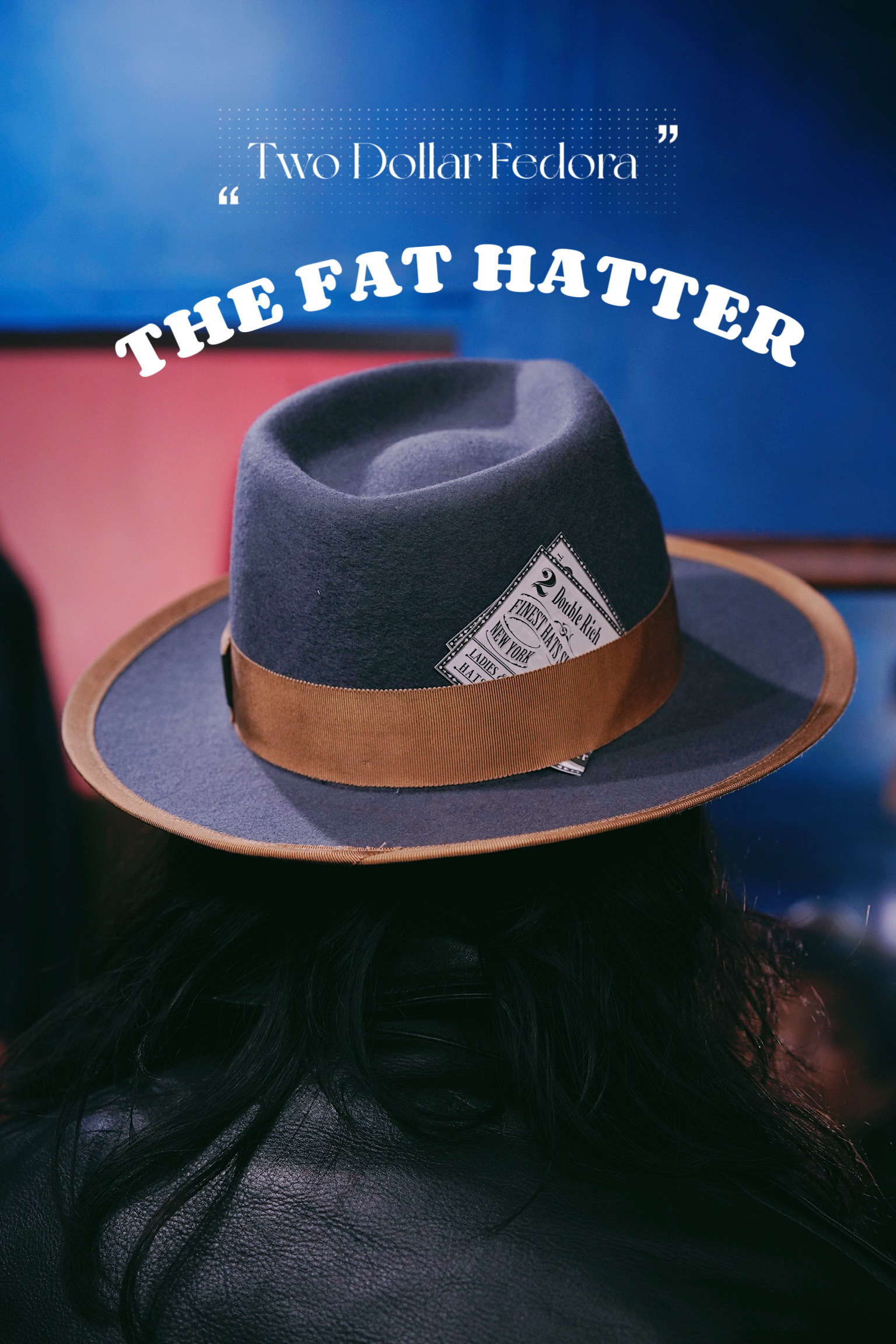 THE FATHATTER "Two Dollar" Fedora /日本訂製 鑲邊 羊毛紳士帽- 灰