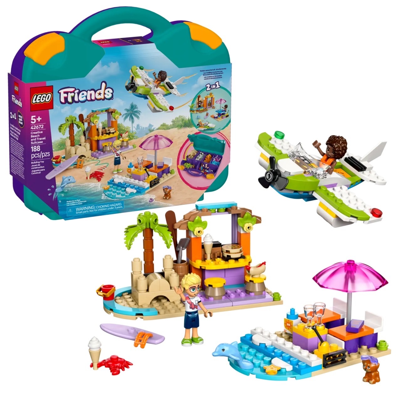 LEGO 42672 創意海灘和旅行箱LEGO® Friends系列
