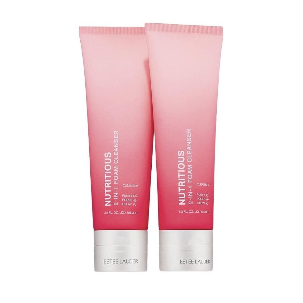Estée Lauder  Nutritious 紅石榴亮肌2合1潔面泡沫雙支套裝125ml x 2