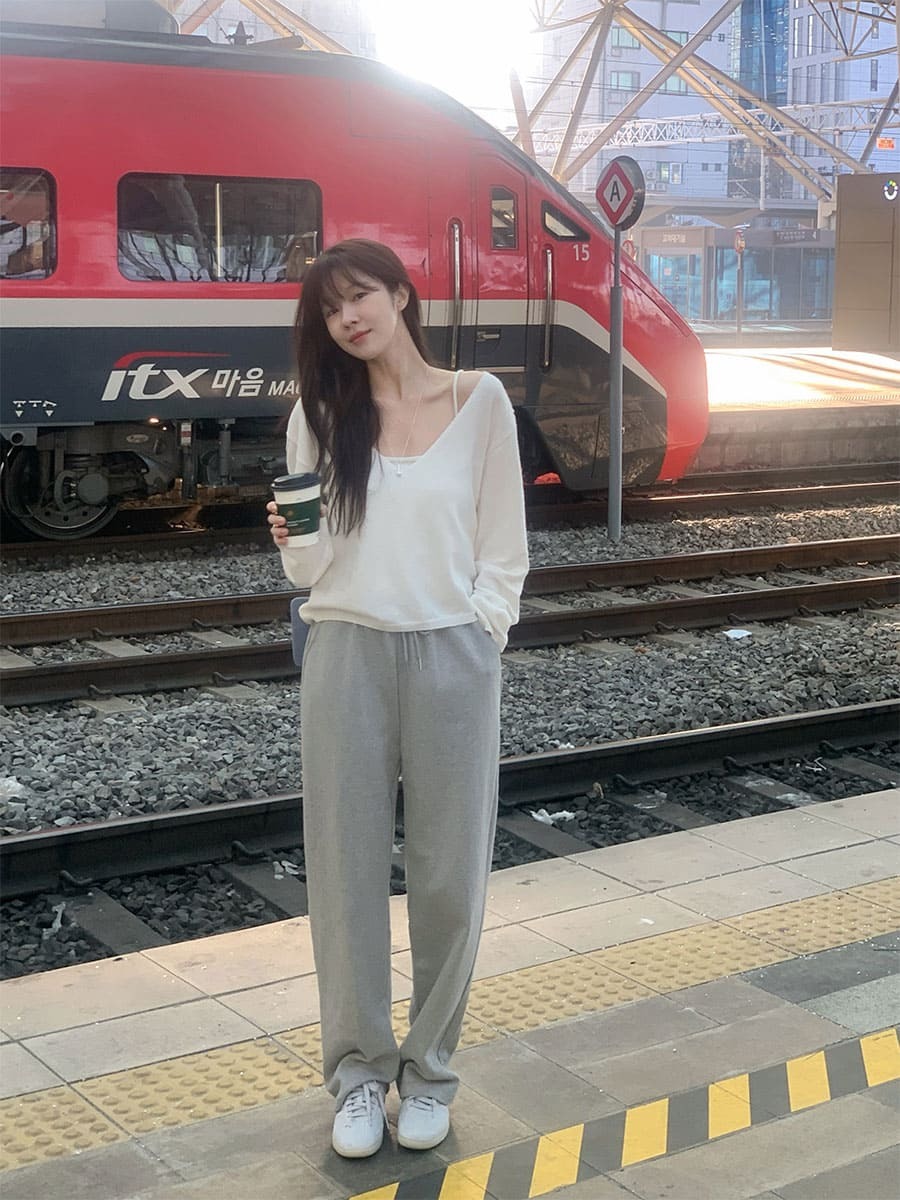 韓國Cherrykoko授權 日常柔軟悠閒兩式褲口棉褲【MADE, CRKO】系列