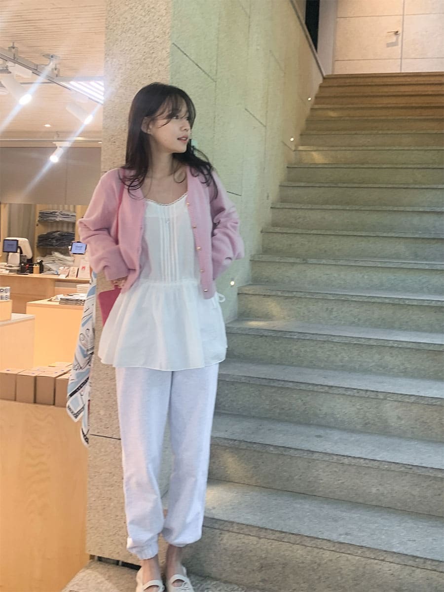 韓國Cherrykoko授權 日常柔軟悠閒兩式褲口棉褲【MADE, CRKO】系列