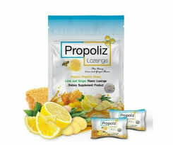 蜂膠蜜糖潤喉喉糖（青檸薑味）8粒裝