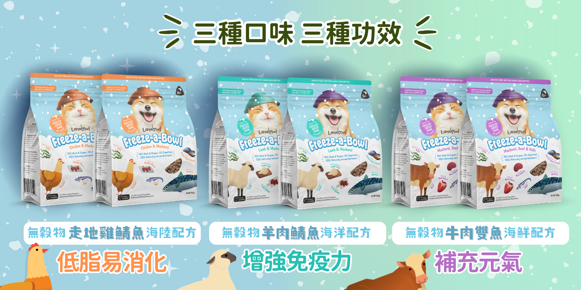 Loveabowl 心郁郁凍乾主食糧 狗狗系列 140g  (EXP: 05/2026)