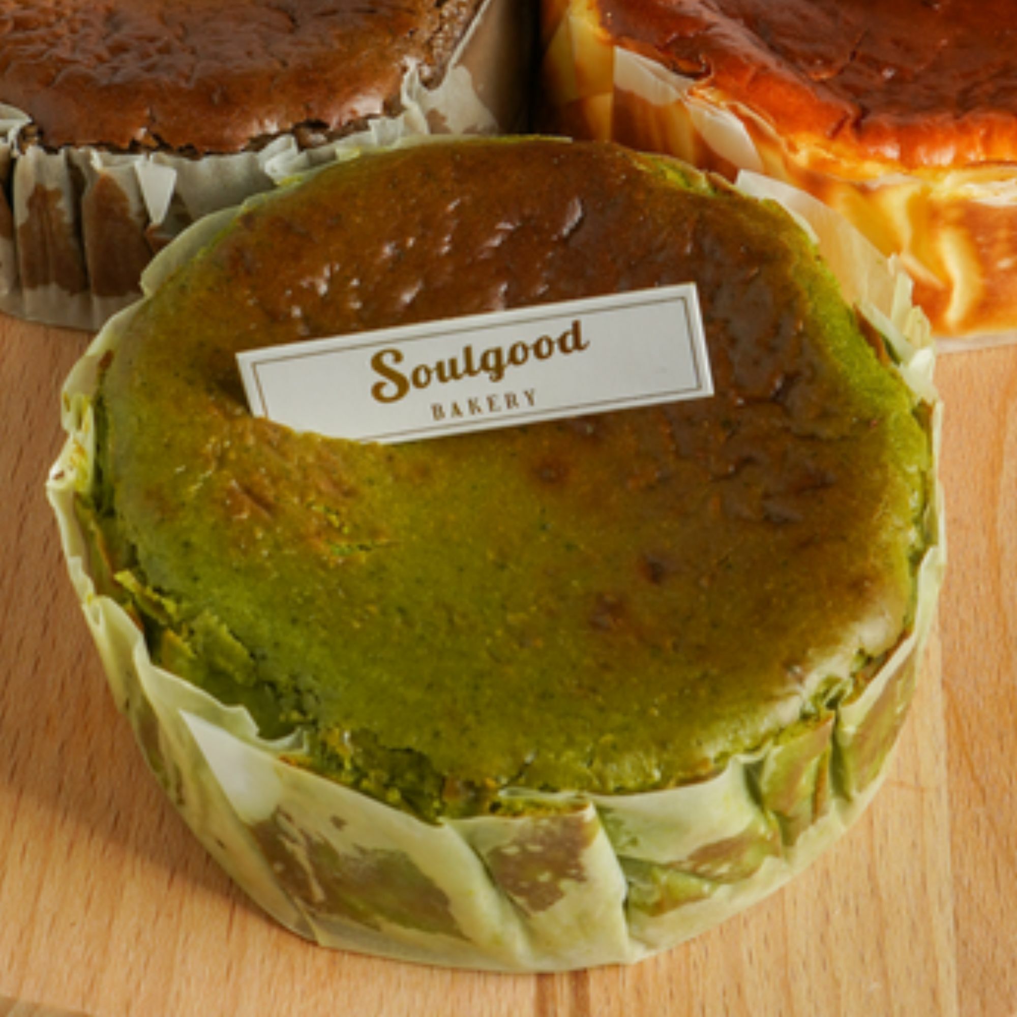 日本抹茶 迷你巴斯克芝士蛋糕